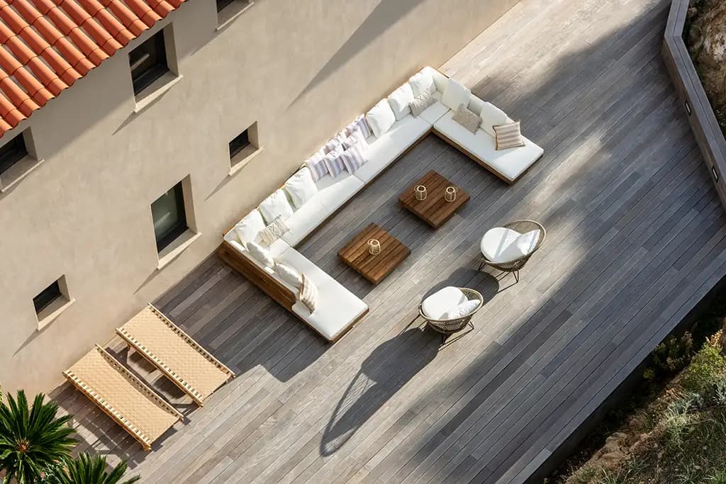 Prise de vue drone Corse — Villa Sagone Ajaccio vue aérienne immobilier